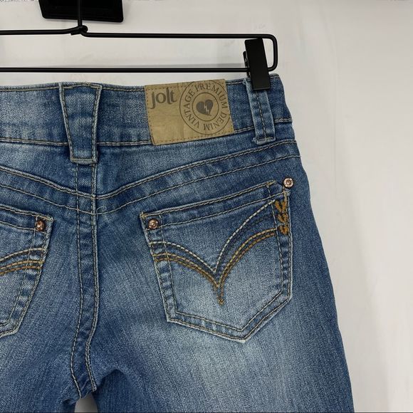 Jolt Skinny Jeans - Classic Blue Wash - Picture 6 of 14